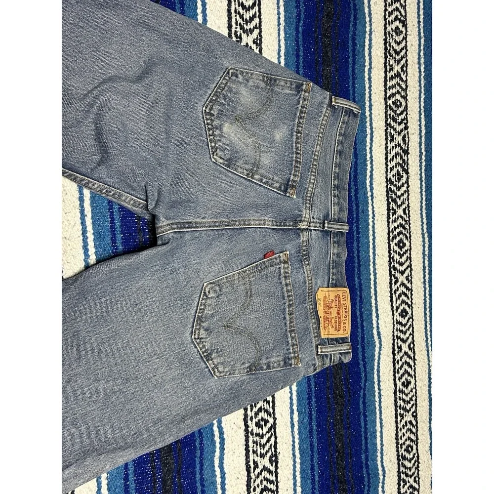 VTG Levis 505 Jeans Mens 32x30 Levi Strauss Blue Denim Jeans Straight Fit Work